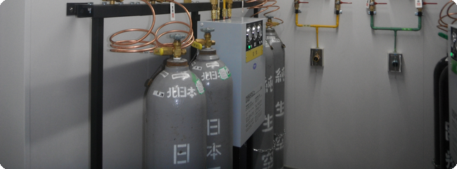事例 医療ガス配管工事（関塚医院）